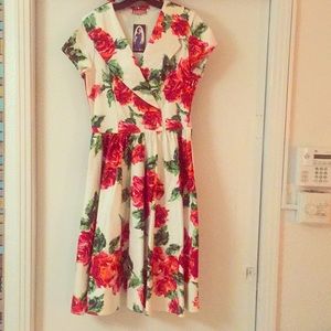 Pinup Couture Cabbage Rose Dress